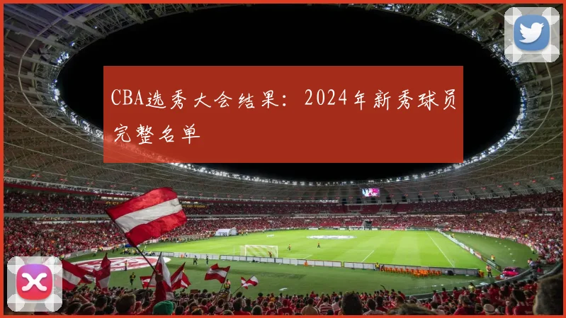 CBA选秀大会结果：2024年新秀球员完整名单